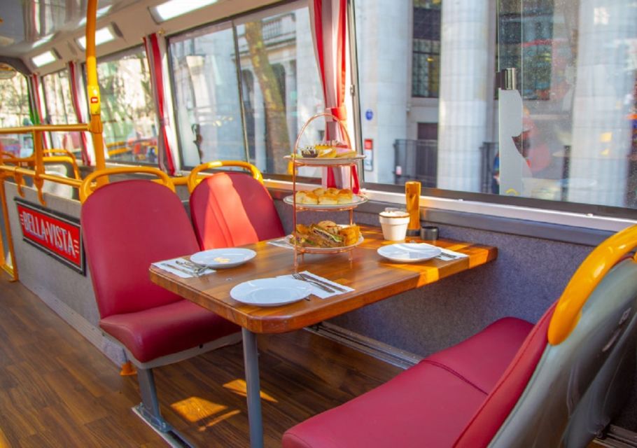 London: Afternoon Tea Bus with a Glass of Prosecco - Prosecco, Soft Drinks, and the Onboard Atmosphere