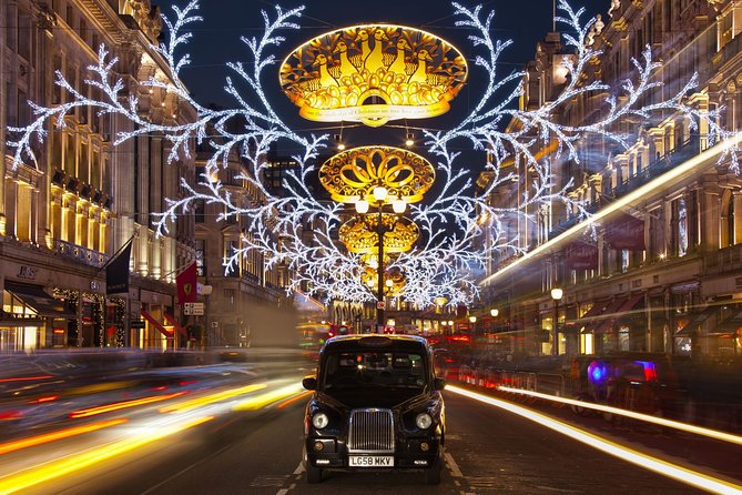 London by Night Bus Tour with Christmas Lights and Live Guide - The Strand and West End lights: where the night starts to sparkle