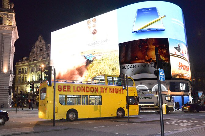 London by Night Sightseeing Tour - Open Top Bus - Kensington and the Return Loop: Harrods, Concert Halls, Museums