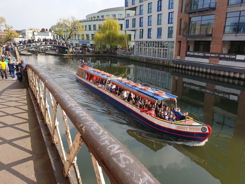 London: Canal Boat Ride on Camden Lock - Meeting the Jenny Wren at Camden: what the start is really like