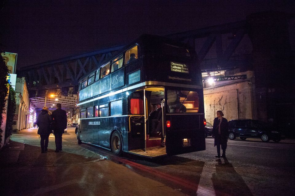 London: Comedy Horror Ghost Tour on a Bus - Where You Meet and How to Get Seated Before the Show Starts