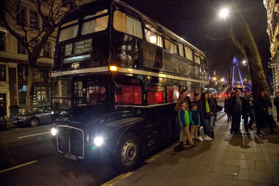 London: Comedy Horror Ghost Tour on a Bus - The Route in Real Terms: West End, Fleet Street, Westminster, and the Tower Area