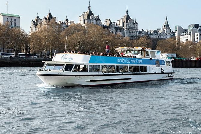 London Eye River Cruise and London Eye Ticket Option - Getting on the boat at the London Eye Pier