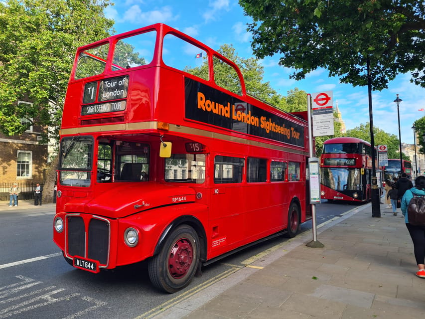 London: Guided Sightseeing Tour on a Vintage Open-Top Bus - The London Eye, Big Ben, and Westminster Abbey: From River Views to Government Views