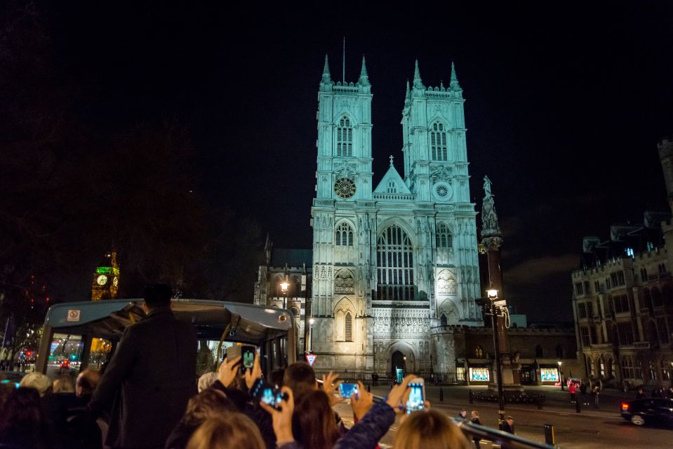 London: Nighttime Open-Top Bus Sightseeing Tour - Audio guides in 12 languages: what you get and when to use them