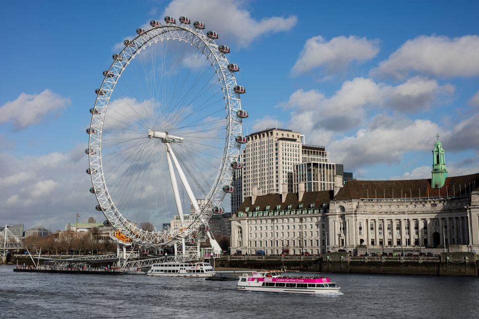 London: Thames River Cruise with Optional London Eye Ticket - Boarding Under the London Eye: Where the trip starts and how it feels