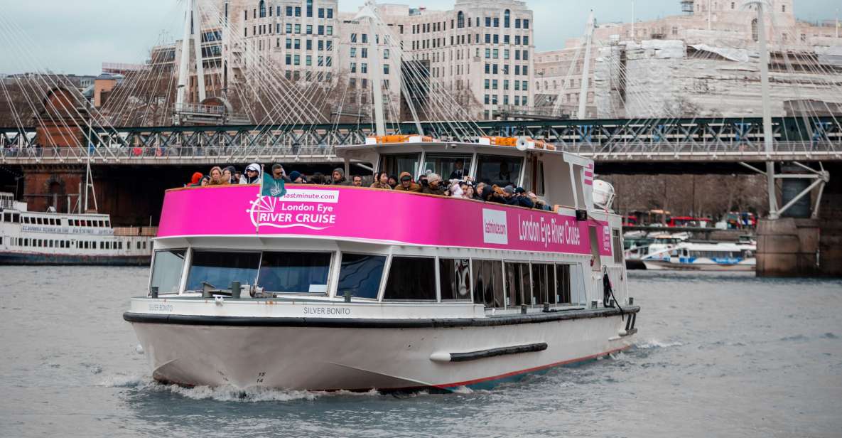 London: Thames River Cruise with Optional London Eye Ticket - The Thames route: Parliament, Big Ben, St Paul’s, and Tower Bridge in one circle