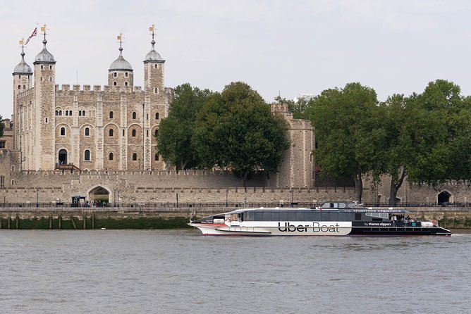 London: Uber Boat - Single Journey River Thames Cruise - Onboard comfort, covered viewing, and the soundscape