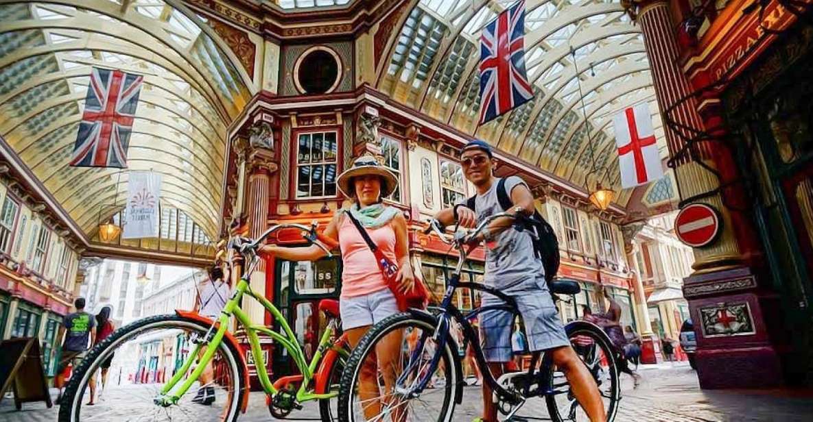 Secret London Tour by Bike - City of London landmarks: Bank, the Gherkin, and the old Stock Exchange
