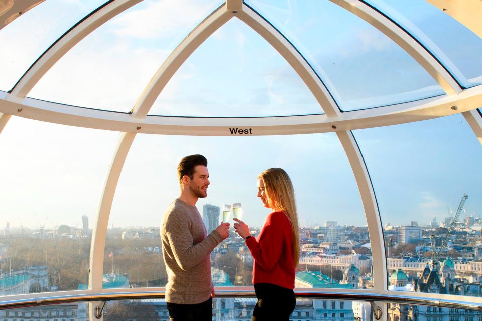 The London Eye Champagne Experience - Champagne service: Moët, served chilled, with a host